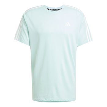 adidas Own The Run 3S Camiseta De Running Hombres-Verde
