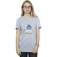 disney camiseta reading reading a book para mujer