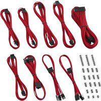 cablemod classic modmesh c-series corsair axi hxi rm cable kit - red red