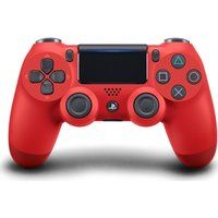 sony dualshock 4 v2 wireless controller - magma red red