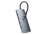 adaptador usb-c 7in1 hdmi 4k hub usb-c carga 100w usb 30 lector tarjetas sd sdmicro