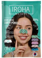 iroha nature tiras nariz bye bye dirty pores limpieza profunda 5 uds