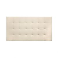 cabecero polipiel pliegues beige 90x80cm - cama 8090