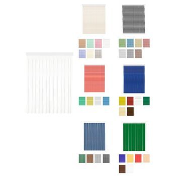 Jardin202 - Cortinas De Exterior Impermeables – Cortinas Antimoscas Para Terrazas Y Porche  140 X 240 Cm (diana - Blanca)  140 X 240 Cm (diana - Blanca)jardin202