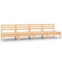 juego de muebles de jardin 4 uds  conjunto de comedor  conjunto de descanso madera maciza de pino