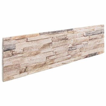 Paneles De Pared 10 Uds. 100 X 25 Cm Y Rojo Espuma Eps Vidaxl