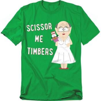 South Park Camiseta Scissor Me Timbers para mujer