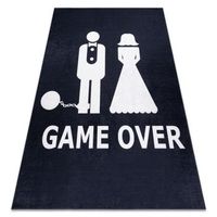 alfombra lavable bambino 2104 game over boda despedida de soltero  160x220 cm