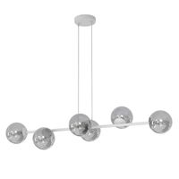 lampara colgante odra gris grafito 6 luces