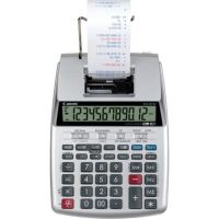 calculadora de impresion canon p23-dtsc 12 digitos reloj y calculo de impuestos plata