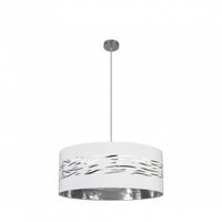fabrilamp colgante niebla 1xe27 cromo blanco plata 50d