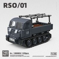 300003 rso01 bloques de construccion de modelo de camion oruga 339 piezas vehiculo militar ladrillos diy juguete coleccionable para adultos