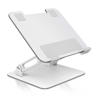 aisens soporte de sobremesa 7 13 ajustable para portatil tablet plata