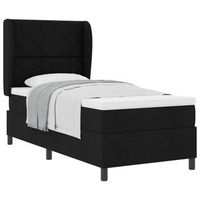 cama tapizada 203x103x128 cm  - negro