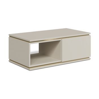 Mesa De Centro Linette 90 X 50 Cm Con Cajón Vicco