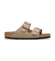 birkenstock para hombre 352201 sandalias de piel normal arizona leoi ajuste regular marron 45 plano ninguno casual