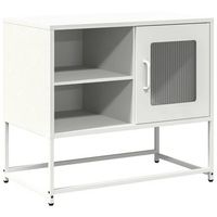 mueble para tv  mueble de salon  mesa de tv de acero blanco 68x39x605 cm