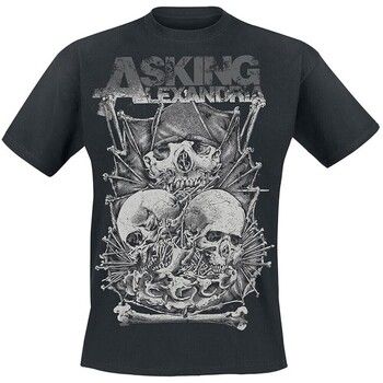 Asking Alexandria Tops y Camisetas Skull Stack para mujer