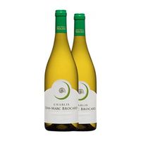 jean-marc brocard vino blanco chablis 75 cl 13 vol pack de 2 unidades