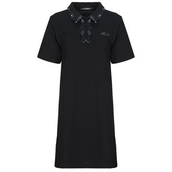 Karl Lagerfeld Vestido BOUCLE MIX POLO DRESS para mujer