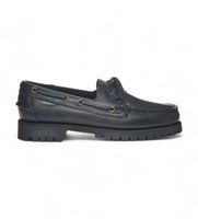 sebago para hombre 7001hu0 nauticos de piel ranger waxy negro 45 plano 1 a 3cm cordones casual