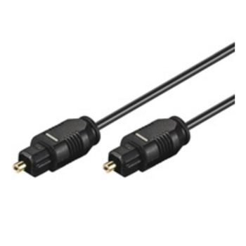 Cable de audio Goobay AVK 216-050 Toslink 0,5 m Negro