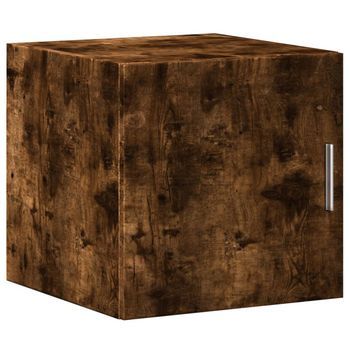 Armario De Pared Madera Ingeniería Roble Ahumado 40x42,5x40 Cm Vidaxl