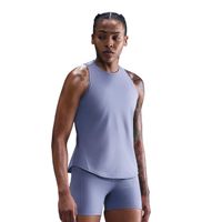 nike swift top de running mujeres - azul-gris plateado
