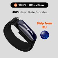 sensor de ritmo cardiaco magene h613 correa de pecho dividida bluetooth recargable monitor de ritmo cardiaco compatible con la aplicacion de salud zwift
