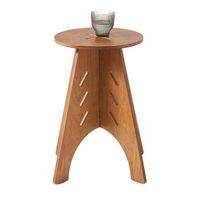 mesa auxiliar con juntas de espiga mesita de noche mesa de centro para salon y dormitorio 32 x 32 x 485 cm marron hfbt01-k-br sobuy es