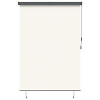estor enrollable crema 180 x 250 cm tela y aluminio vidaxl