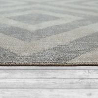 alfombras de interior y exterior saga blanco 160 cm redondo