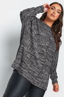 yours luxury top gris jaspeado con costura frontal mujer curvy y tallas grandes yours luxury capsule collection