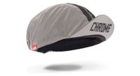 gorra reflectante de ciclismo cromada gris