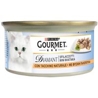 gourmet diamant 48 x 85 g - pack ahorro - filetes de pavo al natural