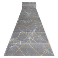 alfombra de pasillo emerald exclusivo 1012 glamour elegante marmol  80x680 cm