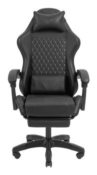SILLA GAMER MARS GAMING MGCXBK NEGRA RECLINABLE REPOSABRAZOS AJUSTABLE REPOSAPIES COJINES