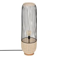 lampara de pie anea metal negro h95cm