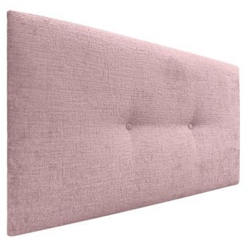Dhome Cabecero De Lana Natural Con Botones 95x50cm Camas 90 - Salmón