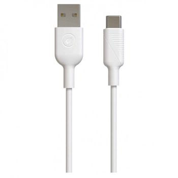 Muvit Cable USB a Tipo C Macho/Macho 20cm Blanco