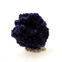 azurita - pierre natural de francia chessy -les -mines - propiedades de cristal azul multicolor curacion y meditacion  1987 ct - certificado de