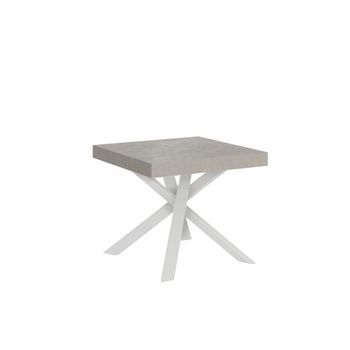 Mesa Extensible 90/194x90 Cm Clerk Patas Blanco Cachemir