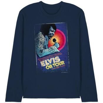 Elvis Presley Camiseta manga larga On Tour para mujer