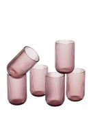 vaso de trago largo merlot morado  h15xb8xl8cm