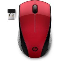 hp 220 raton inalambrico 1300 dpi rojo