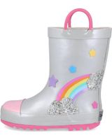 de conguitos mi1 11007 botas de agua nina plata