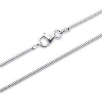 cadena de plata 925 cadena serpiente plata 12mm