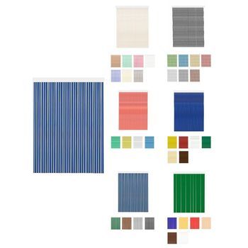 Jardin202 - Cortinas De Exterior Impermeables – Cortinas Antimoscas Para Terrazas Y Porche  140 X 240 Cm (marbella - Azul)  140 X 240 Cm (marbella - Azul)jardin202