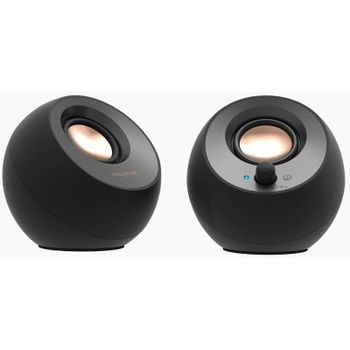 Altavoces Creative 2.0 Bluetooth USB-C 8W Wireless negros con entrada auxiliar