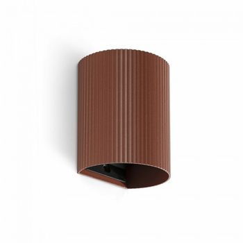 Aplique de pared sole estriado